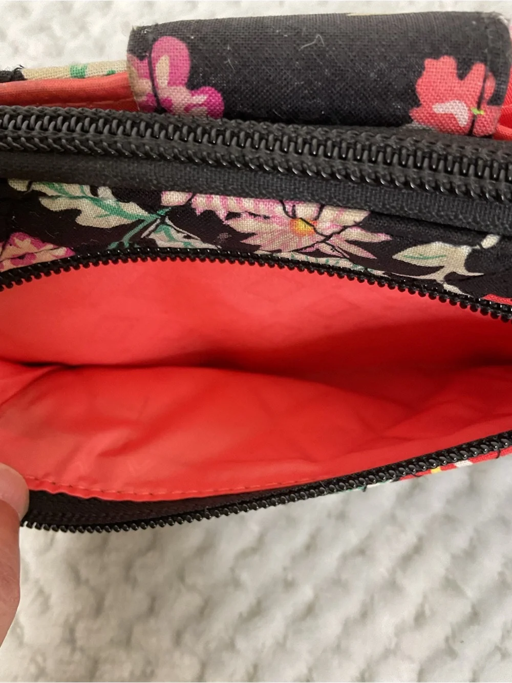 Vera Bradley Black Floral Wallet